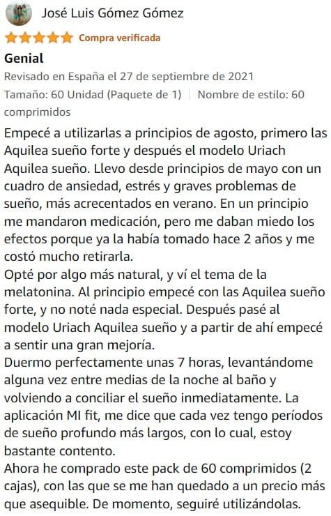 Ver mejor y más útil valoración de Arkosueño FORTE de la marca Arkopharma en Amazon