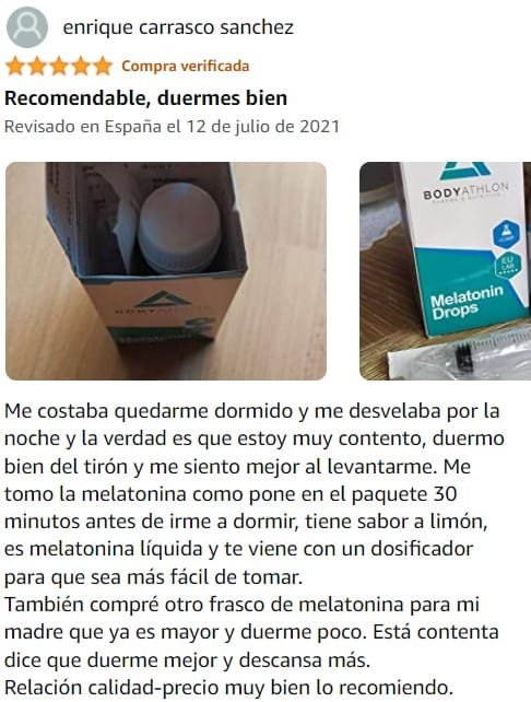Ver mejor y más útil valoración de Melatonin Drops de la marca BodyAthlon en Amazon Ver mejor y más útil valoración de Melatonin Drops de la marca BodyAthlon en Amazon