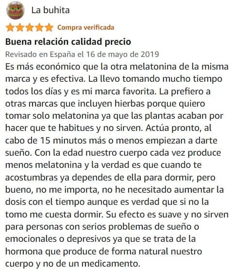 Ver mejor y más útil valoración de Melatonina de la marca Aquilea en Amazon Ver mejor y más útil valoración de Melatonina de la marca Aquilea en Amazon