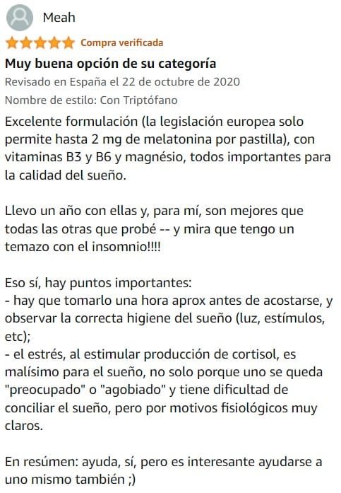 Ver mejor y más útil valoración de Melatonina RETARD de la marca Epaplus en Amazon Ver mejor y más útil valoración de Melatonina RETARD de la marca Epaplus en Amazon