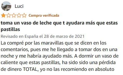 Ver peor valoración de Melatonin Complex de la marca Nutralie en Amazon Ver peor valoración de Melatonin Complex de la marca Nutralie en Amazon