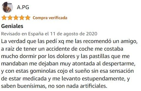 Ver mejor y más útil valoración de Melatonina de la marca Vitaldin en Amazon