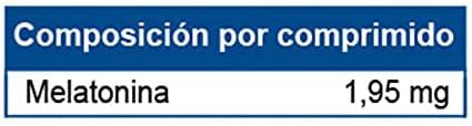 Tabla Nutricional de Melatonina Pura de la marca Relafit Tabla Nutricional de Melatonina Pura de la marca Relafit