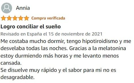 Ver mejor y más útil valoración de Melatonina Pura de la marca Relafit en Amazon Ver mejor y más útil valoración de Melatonina Pura de la marca Relafit en Amazon