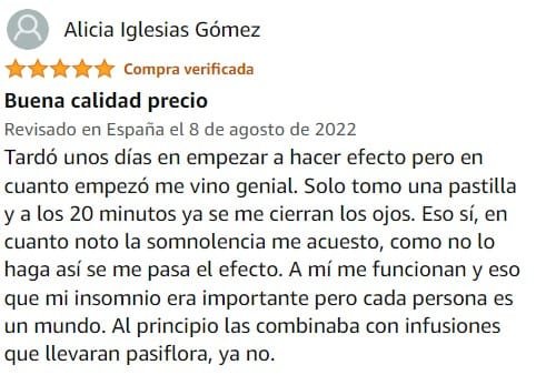 Ver mejor y más útil valoración de Melatonina de la marca Nutravita en Amazon