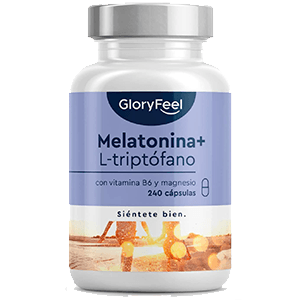Melatonina + L-Triptófano de la marca GloryFeel