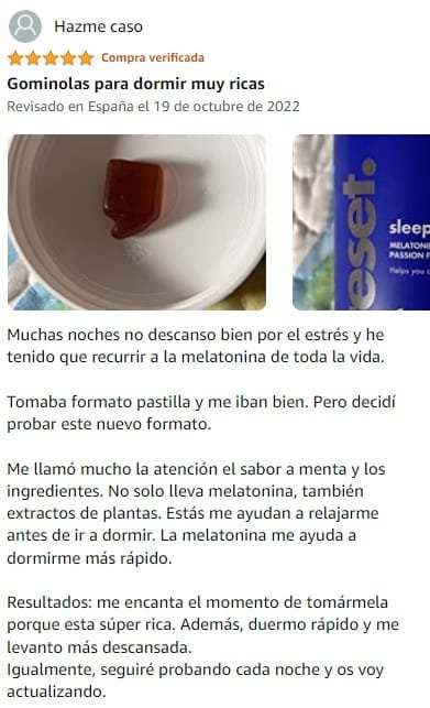 Ver mejor y más útil valoración de Sleep de la marca Reset. en Amazon