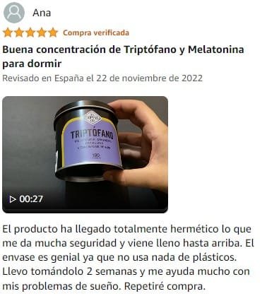 Ver mejor y más útil valoración de Triptófano de la marca The Doppel Co en Amazon Ver mejor y más útil valoración de Triptófano de la marca The Doppel Co en Amazon
