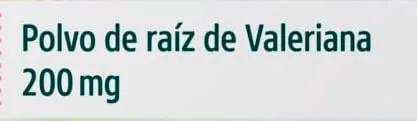 Tabla Nutricional de Valeriana Classic de la marca Kneipp
