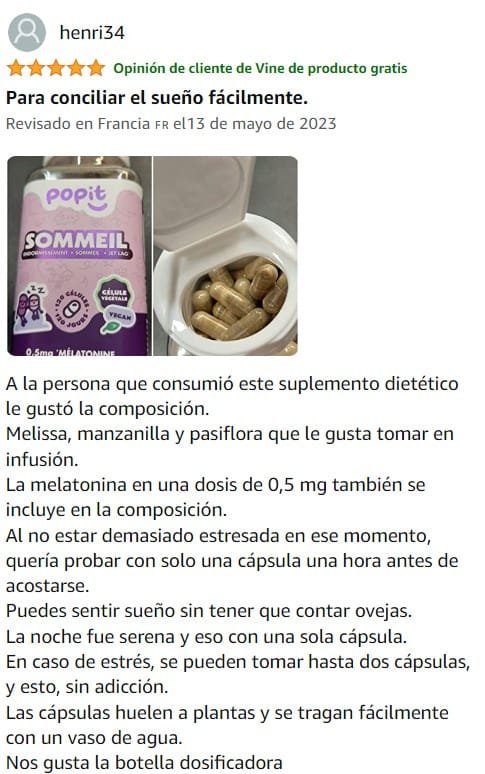Ver mejor y más útil valoración de Sueño 0,5 de la marca POP IT en Amazon Ver mejor y más útil valoración de Sueño 0,5 de la marca POP IT en Amazon