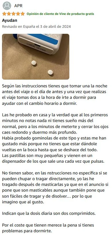 Ver mejor y más útil valoración de Melatonina+ de la marca +LIFE en Amazon Ver mejor y más útil valoración de Melatonina+ de la marca +LIFE en Amazon