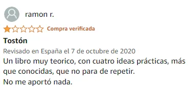 Ver peor valoración de Dormir inteligentemente de la marca Edaf en Amazon Ver peor valoración de Dormir inteligentemente de la marca Edaf en Amazon
