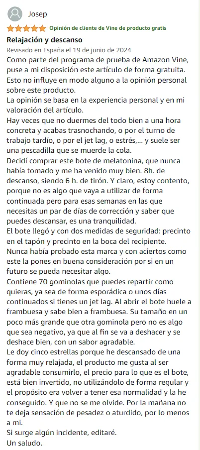 Ver mejor y más útil valoración de SLEEP Gummies de la marca Scenit en Amazon